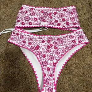 SHEIN Pink Floral Bikini